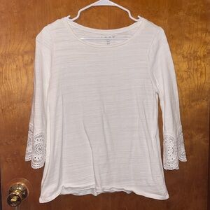 Gap white blouse Medium petite